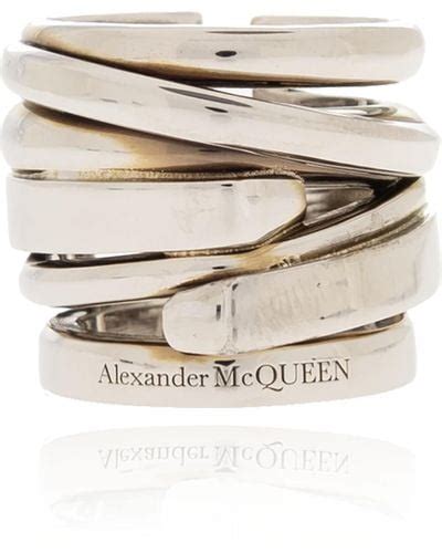 alexander mcqueen rings for sale.